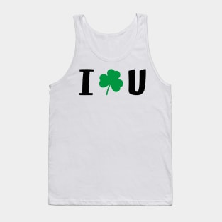 I Love You ST.Patrics Day Valentines Day Gift Ideas Tank Top